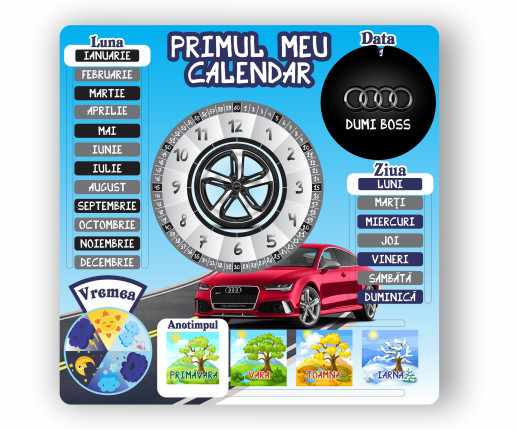Primul meu calendar "Audi"
