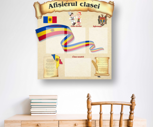 Panou informativ “Afișierul clasei” Simbolica