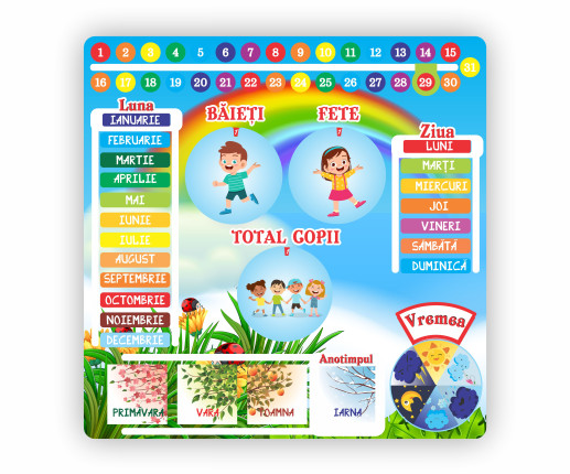 Calendarul Naturii - Curcubeu 2