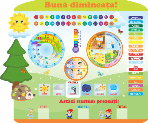 Calendarul  Naturii cu buzunare